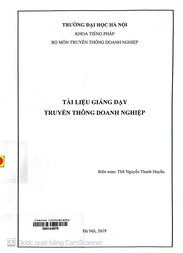 Tài liệu giảng dạy Truyền thông doanh nghiệp