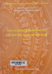 Dân ca nghi lễ và phong tục các dân tộc thiểu số Việt Nam.