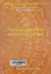 Trạng nguyên, tiến sĩ, hương cống Việt Nam.