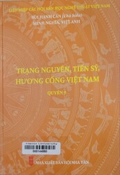 Trạng nguyên, tiến sĩ, hương cống Việt Nam.