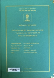 阴阳五行学说在越南饮食应用 =