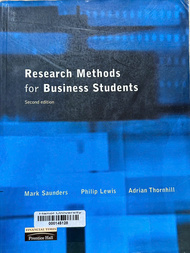 Research methods for business students