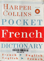 Collins pocket French dictionary