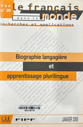 Biographie langagière et apprentissage plurilingue