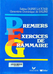 Premiers exercices de grammaire