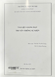 Tài liệu giảng dạy Truyền thông sự kiện