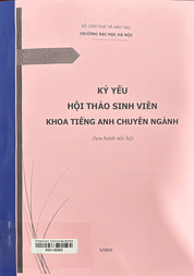 Kỷ yếu Hội thảo sinh viên khoa tiếng Anh chuyên ngành