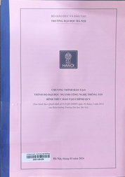 Chương trình đào tạo trình độ đại học ngành Công nghệ thông tin - Hình thức đạo tạo chính quy