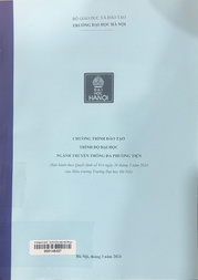 Chương trình đào tạo trình độ đại học ngành Truyền thông đa phương tiện