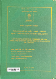 Leveraging artificaial intelligence for automatic question generation on E-learning platforms =
