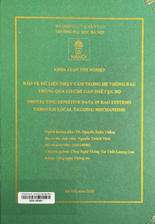 Protecting sensitive data in RAG systems through local tagging mechanisms =