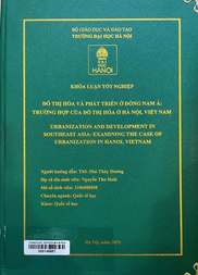 Urbanization and development in Southeast Asia examining the case of urbanization in Hanoi, Vietnam =