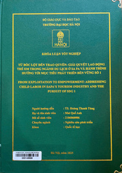 From exploitation to empowerment addressing child labor in Sapa’s tourism industry and the pursuit of SDG 1 =