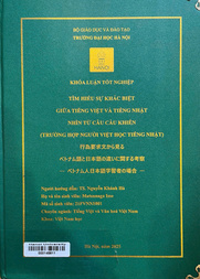 Tìm hiểu sự khác biệt giữa tiếng Việt và tiếng Nhật, nhìn từ câu cầu khiến (trường hợp người Việt học tiếng Nhật) =