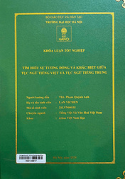Tìm hiểu sự tương đồng và khác biệt giữa tục ngữ Tiếng Việt và tục ngữ Tiếng Trung