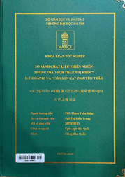 <도산십이곡> (이황) 및 <곤산가> (응우옌 짜이)의 자연 소재 비교 =