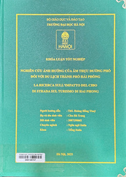 La ricerca sull'impatto del cibo di strada sul turismo di Hai Phong =