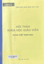 Hội thảo khoa học giáo viên Khoa Việt Nam học