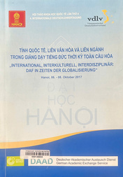 International, interkulturell, interdisziplinär daf in zeiten der globalisierung 4. Internationale DeutschleHrertagung =