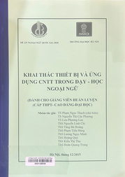 Khai thác thiết bị và ứng dụng CNTT trong dạy - học ngoại ngữ
