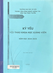 Kỷ yếu hội thảo khoa học giảng viên năm học 2024-2025