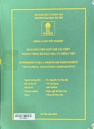 Eufemismo para a morte em Português e Vietnamita um estudo comparativo =