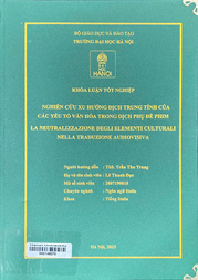 La neutralizzazione degli elementi culturali nella traduzione audiovisiva =