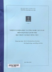 Biên soạn bài tập bổ trợ học phần Văn bản tiếng Việt