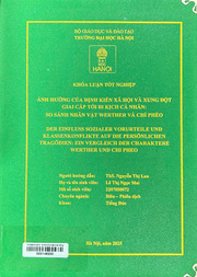 Der einfluss sozialer vorurteile und klassenkonflikte auf die persönlichen tragödien ein Vergleich der charaktere Werther und Chi Pheo =
