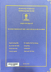 So sánh thành ngữ Việt - Hán chỉ quan hệ gia đình