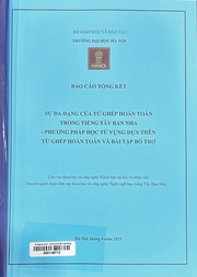 Sự đa dạng của từ ghép hoàn toàn trong tiếng Tây Ban Nha - phương pháp học từ vựng dựa trên từ ghép hoàn toàn và bài tập bổ trợ