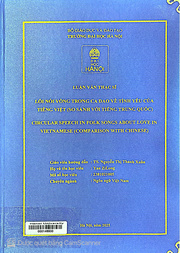 Lối nói vòng trong ca dao về tình yêu của tiếng Việt (so sánh với tiếng Trung Quốc) =