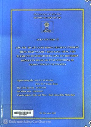Éléments humoristiques dans les histoires drôles en Français et suggestions de traduction en Vietnamien =