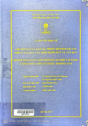 Translanguaging and identity in Emily in Paris A linguistic and cultural perspective =