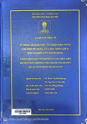 Using quizlet to improve vocabulary retention among 5th-grade students an action research study =