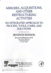 Mergers, acquisitions, and other restructuring activities