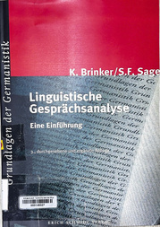 Linguistische gesprọchsanalyse eine einfỹhrung