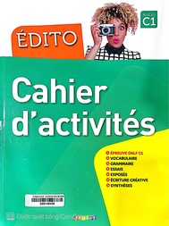 Édito cahier d'activités.
