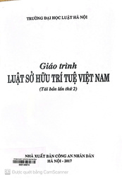 Giáo trình luật sở hữu trí tuệ Việt Nam