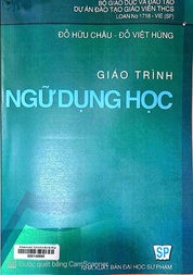 Giáo trình ngữ dụng học