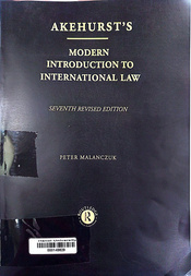 Akehurst's modern introduction to international law