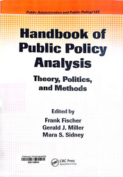 Handbook of public policy analysis