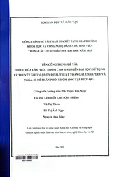 Tối ưu hóa làm việc nhóm cho sinh viên đại học