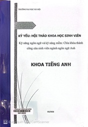 Kỷ yếu Hội thảo khoa học sinh viên