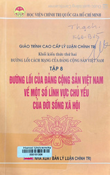 Giáo trình cao cấp lý luận chính trị  Khối kiến thức thứ hai Đường lối cách mạng của Đảng Cộng sản Việt Nam.