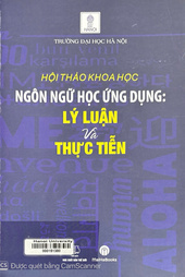 Ngôn ngữ học ứng dụng Lý luận và thực tiễn 