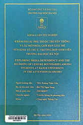 Exploring media dependency and the blurring of leisure boundaries among students at Hanoi University in the attention economy =